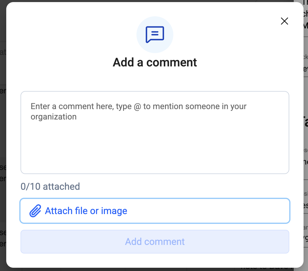 Attach Image Style Attach images and files to notes and comments