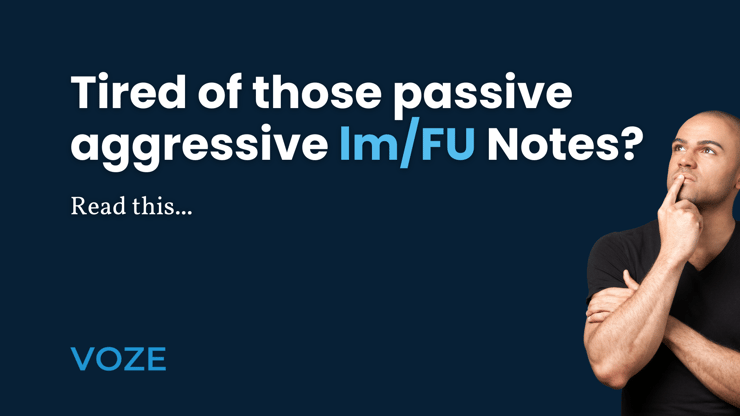 Tired of passive aggressive lmFU notes