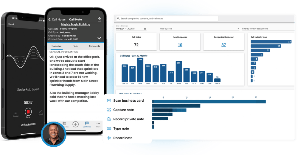 Voze - Get timely, valuable info from your sales reps in the field