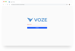 Web Login EmailPin